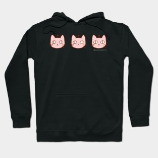 3 Pink Kitty by Sunnie Meowtlu Hoodie